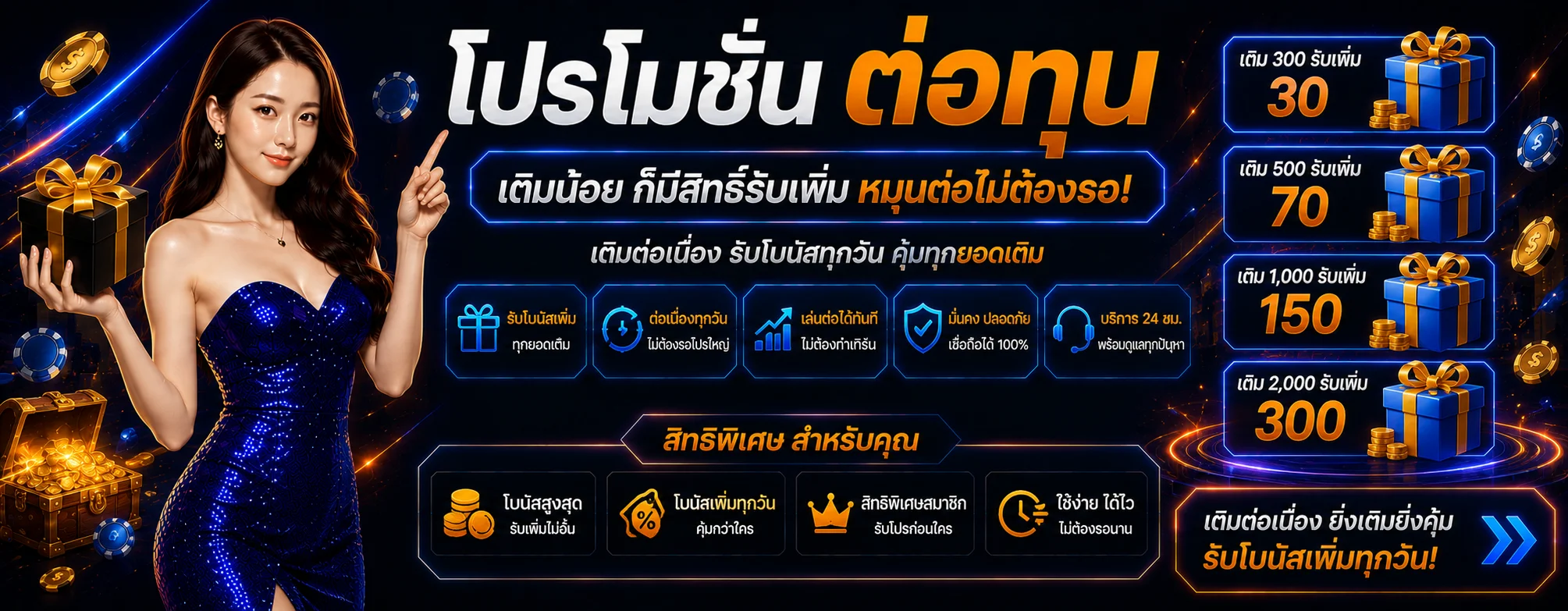 โปรโมชั่น Fox Wood โบนัสสมาชิกใหม่และสมาชิกเก่า